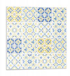 Wallfluent Fali Pvc csempe öntapadós mozaik minta díszekkel 9 db 30x30 cm (010310410010000033456)