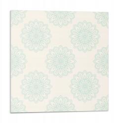 Wallfluent Dekoratív Vinil Padló Csempe Virágmintás háttér 9 db 30x30 cm (010310410010000033549)