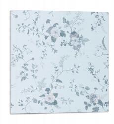 Wallfluent Dekoratív Vinil Padló Csempe Virágmintás háttér 9 db 30x30 cm (010310410010000033557)