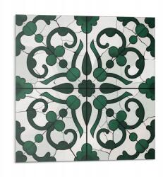 Wallfluent Vinil Öntapadós Csempe Növényi mintás díszekkel 9 db 30x30 cm (010310410010000282918)