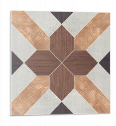Wallfluent Vinil csempe öntapadós geometrikus mintával 9 db 30x30 cm (010310410010000283218)