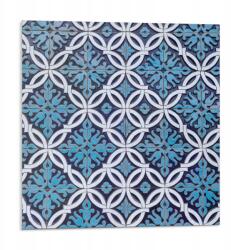 Wallfluent Dekoratív Vinil Csempe Geometriai mintás, virágmintás 9x30x30 (010310410010000283281)