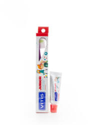 Dentaid Periuta de dinti Vitis Junior si pasta de dinti Vitis Junior 15ml Dentaid