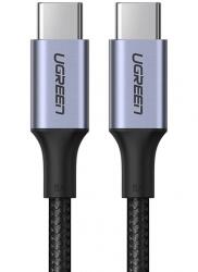 UGREEN Cablu Date si Incarcare USB-C - USB-C UGREEN US316, 100W, 3m, Gri - gsmboutique