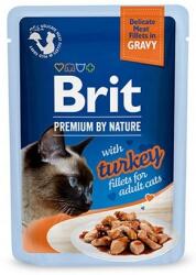 Brit Premium Cat Fillets with Turkey szósz tasak 85g