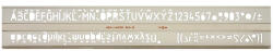 KOH-I-NOOR Betűsablon, 10 mm, KOH-I-NOOR (0748020039PE/074803900000) - iroszer24