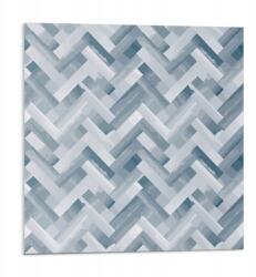 Wallfluent Öntapadós Vinil Csempe Nyomtatott Cikk-cakk mintás csíkos 9x30x30 (010310410010000033497)