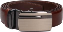 Belt Toro Férfi bőr öv automata csattal Belt Toro Sebastian - sötétbarna