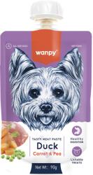 Wanpy Recompensa pentru caini Wanpy Tasty Meat cu Rata, morcov si mazare, 90g (WP87021)