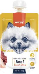 Wanpy Recompensa pentru caini Wanpy Tasty Meat cu Vita, morcov si mazare, 90g (WP87022)