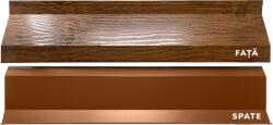 Top Profil Sistem Panou gard jaluzea Atlas Nuc Striat 130 CM X 104, 5 CM H (28209)