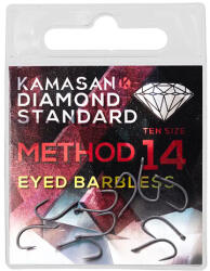 Kamasan Carlige Kamasan Diamond Standard Method Eyed Barbless #12