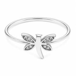 Flippy Inel din Argint 925 Libelula cu Pietre, Jolie Silver, 1.160g, 1 cm x 1 cm (05561)