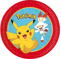 Flippy Set 8 farfurii party 23 cm Pokemon (187098)