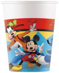 Flippy Set 8 pahare carton Mickey Jump Fun, 200 ml (187110)