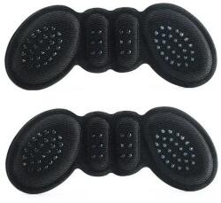 Flippy Set 2 Branturi cu Pernute pentru Calcai, Flippy, Suport Interior pentru Incaltaminte, Marime Universala, Aderent pe Piele, Negru (132961)