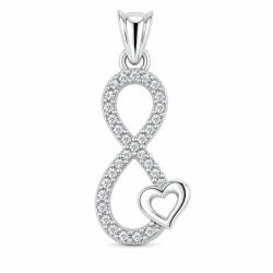 Flippy Pandantiv Opt cu Inima, Argint 925, 2.8 cm x 1 cm, 1.2 g (05254)
