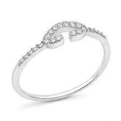 Flippy Inel din Argint 925, Flippy, Model Infinit, cu Zirconiu, Marimea 57, Argintiu (06535)