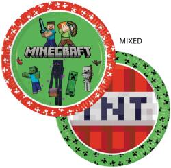 Flippy Set 8 farfurii party 23 cm Minecraft (187152)