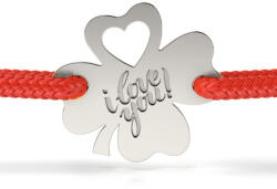 Atcom Bratara din argint model Trifoi I love you