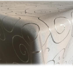 Jemidi Fata de masa rotunda cu ornament Jemidi, 180 cm, Maro, Poliester, 55264.25. 23 Fata de masa