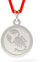 Atcom Pandantiv din argint cu snur model Talisman Scorpion