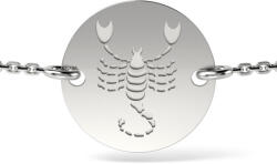 Atcom Bratara cu lantisor din argint model Scorpion