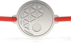 Atcom Bratara din argint cu snur model Yin si Yang Traditional