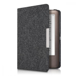 kwmobile Husa pentru Tolino Shine, Textil, Gri, 34343.19