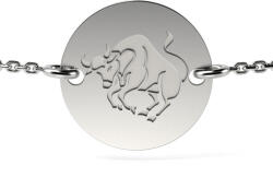 Atcom Bratara cu lantisor din argint model Taur