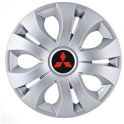 AutoHelix MSA Set 4 Capace Roti, potrivite jantelor de R17, Compatibil Cu Mitsubishi, model top crom (14728)