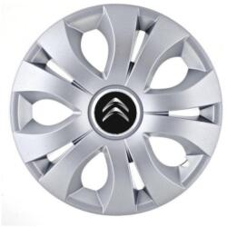 AutoHelix MSA Set 4 Capace Roti, potrivite jantelor de R17, Compatibil Cu Citroen, model top crom (14672)