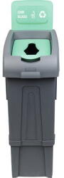 Esenia PROCYCLE 14 pentru colectare selectivă sticlă cu capac dedicat 80 l Verde (PROCYCLE 14) - vexio Cos de gunoi