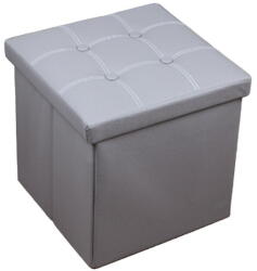 RPX-TAB TABURET PLIABIL DEPOZITARE MODERN - 38X38X38CM / GRI (46561R) - vexio