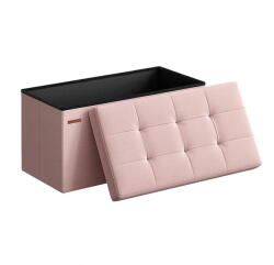 RPX-TAB TABURET PLIABIL DEPOZITARE DUBLU - 76X38X38CM / ROZ (46562R) - vexio