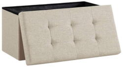 RPX-TAB TABURET PLIABIL DEPOZITARE DUBLU - 76X38X38CM / KAKI (46565R) - vexio