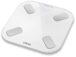 Ufesa Cântar corporal digital 180 kg, Precizie 100g, Display LCD, Indicator supraponderalitate, Sticlă securizată, Ultra slim, Pornire/Oprire automată (30506084) Cantar baie