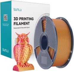 Sunlu Filament PLA+ Silk Dual Color Red Gold (58125)