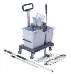 Vileda Set carucior curatenie Vileda Ultraspeed Pro Double Bucket mop profesional (VL147205)