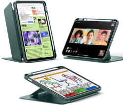 ESR Husa pentru iPad 10 (2022) 10.9 / 11 (2025) / 12 (2026) - ESR Flip Hybrid (with Pencil Holder) - Midnight Green (KF2362704) - vexio