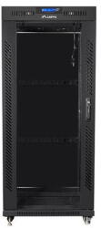 Lanberg RACK installation cabinet solution 19 22U 800X800 black LCD glass door (FLAT PACK) (FF01-8822-12BL) - vexio