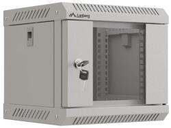 Lanberg Wall-mounted installation rack cabinet 10 inches 4U 300x300 gray (WF11-3304-10S) - vexio