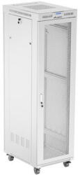 Lanberg Free-standing installation rack cabinet 19 inches 42U 600x800 perforated doors LCD gray (Flat pack) (FF01-6842-23SL) - vexio