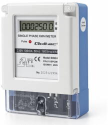 QOLTEC Single phase electronic meter 230V 60A LCD (50924)