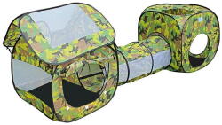  L44B1 Cort pentru copii: tunel și căsuță (model camuflaj) (5904100201617) Cort