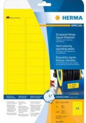 HERMA Signal-Etiketten A4 45, 7x21, 2 mm gelb Folie 1200 St (8030)