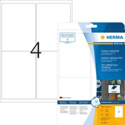 HERMA Etichete autoadezive pentru exterior Herma 9534 folie A4 99, 1 x 139 mm albe 40 buc (9534)