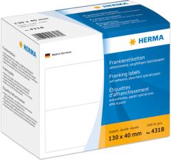 HERMA Frankieretiketten doppelt 130x40 mm 1000 St (4318)