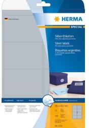 HERMA Etiketten A4 silber 99, 1x67, 7 mm Folie glanz. 200 St (4114)