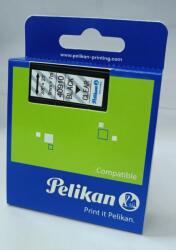 Pelikan Banda etichete Pelikan compatibil DYMO 40910 negru pe transparent (PELLABEL40910)